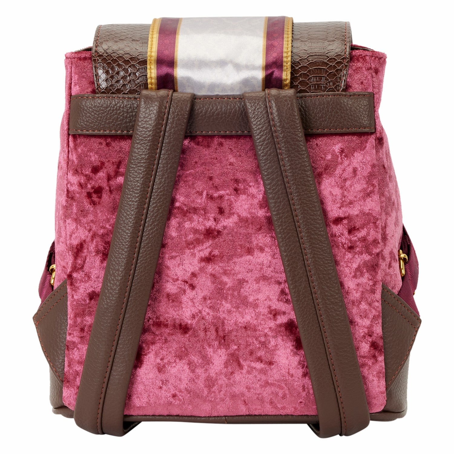 Loungefly Exclusive Harry Potter Gryffindor Banner Velvet Mini Backpack