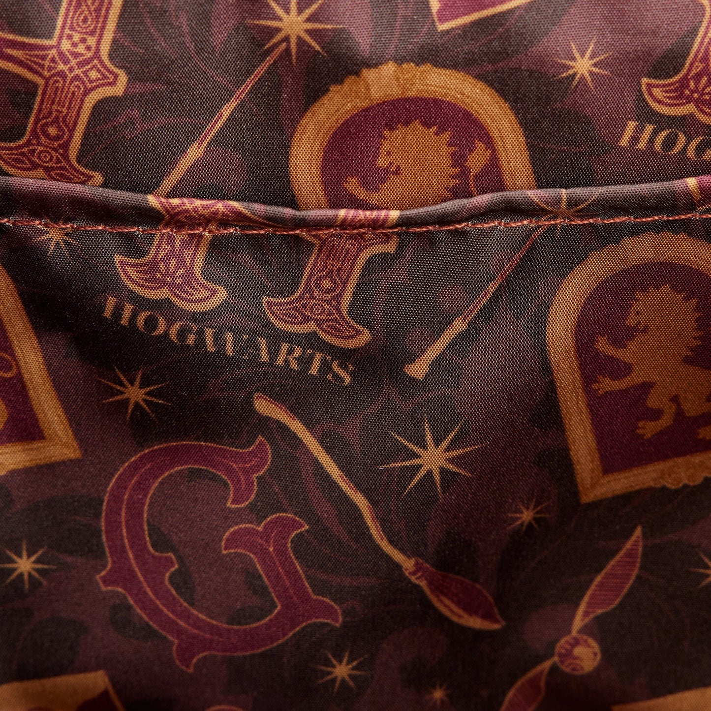 Loungefly Exclusive Harry Potter Gryffindor Banner Velvet Mini Backpack