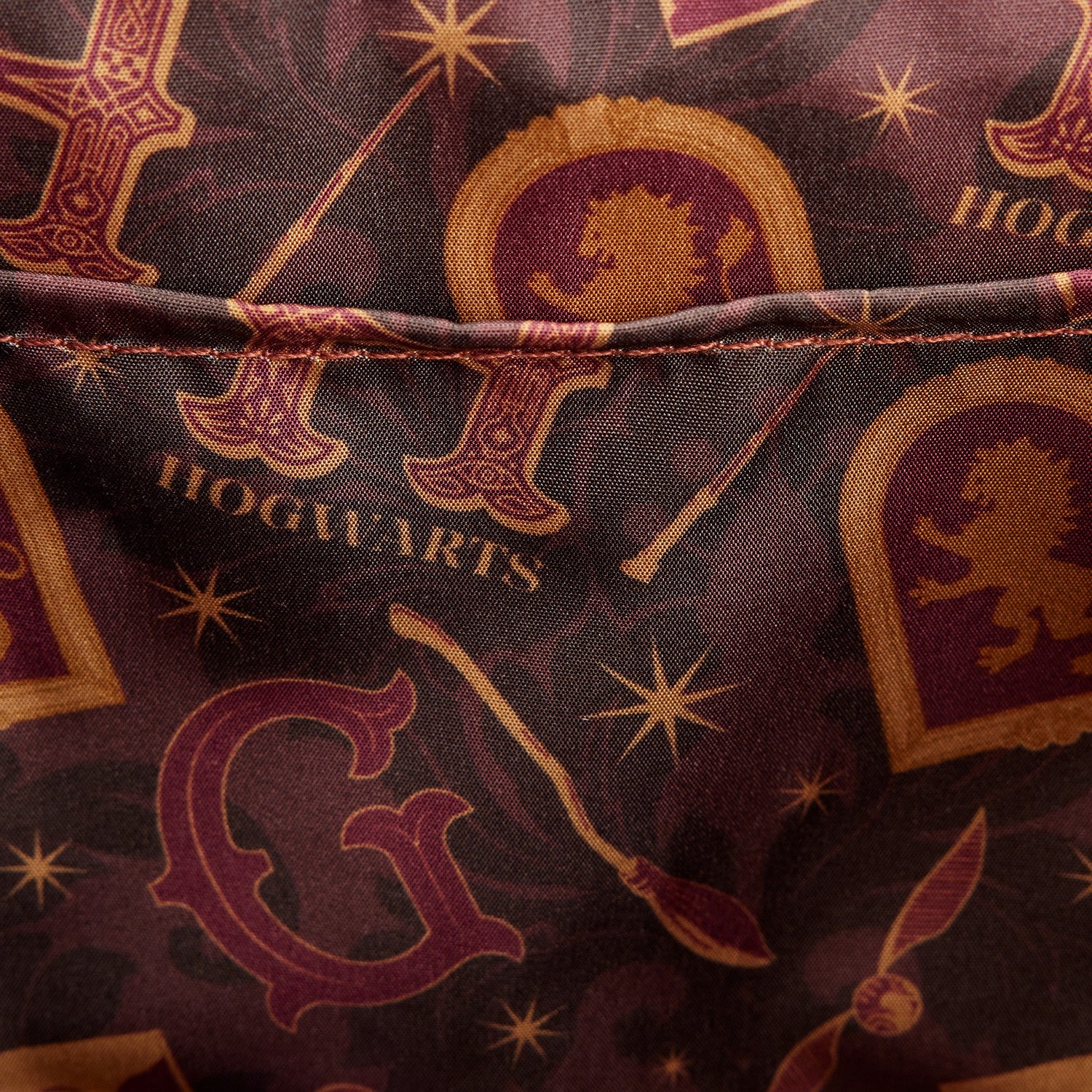Loungefly Exclusive Harry Potter Gryffindor Banner Velvet Mini Backpack