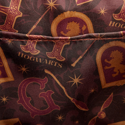 Loungefly Exclusive Harry Potter Gryffindor Banner Velvet Mini Backpack