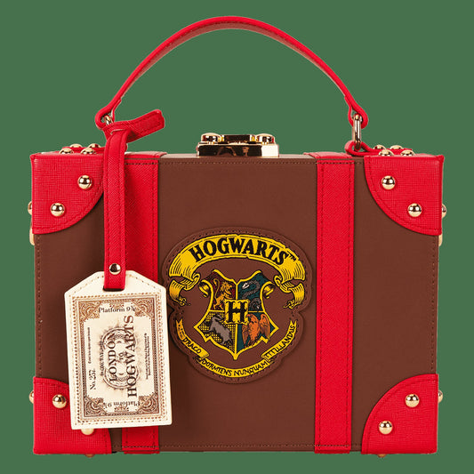 Loungefly Harry Potter Hogwarts Express Luggage Trunk Crossbody Bag