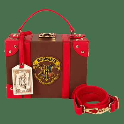 Loungefly Harry Potter Hogwarts Express Luggage Trunk Crossbody Bag