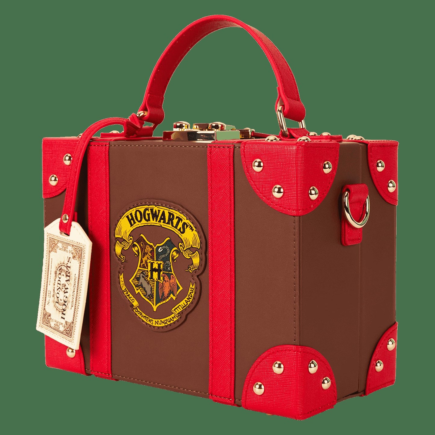 Loungefly Harry Potter Hogwarts Express Luggage Trunk Crossbody Bag