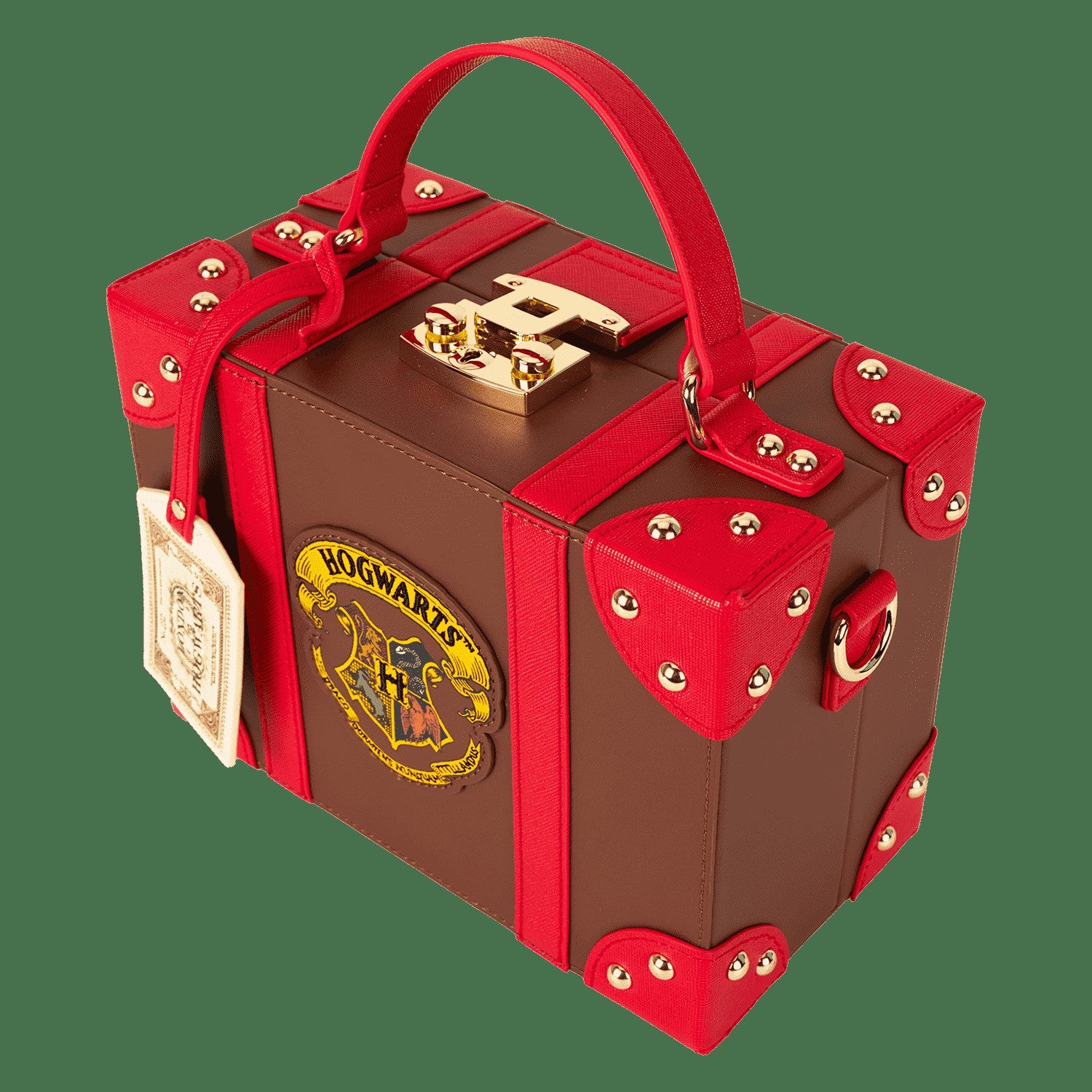 Loungefly Harry Potter Hogwarts Express Luggage Trunk Crossbody Bag