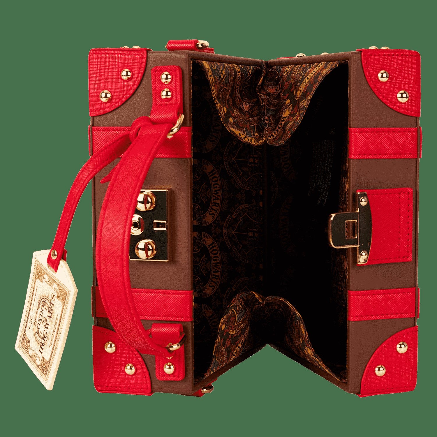 Loungefly Harry Potter Hogwarts Express Luggage Trunk Crossbody Bag