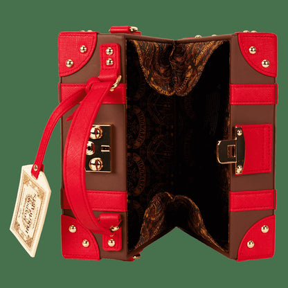 Loungefly Harry Potter Hogwarts Express Luggage Trunk Crossbody Bag