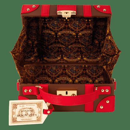 Loungefly Harry Potter Hogwarts Express Luggage Trunk Crossbody Bag