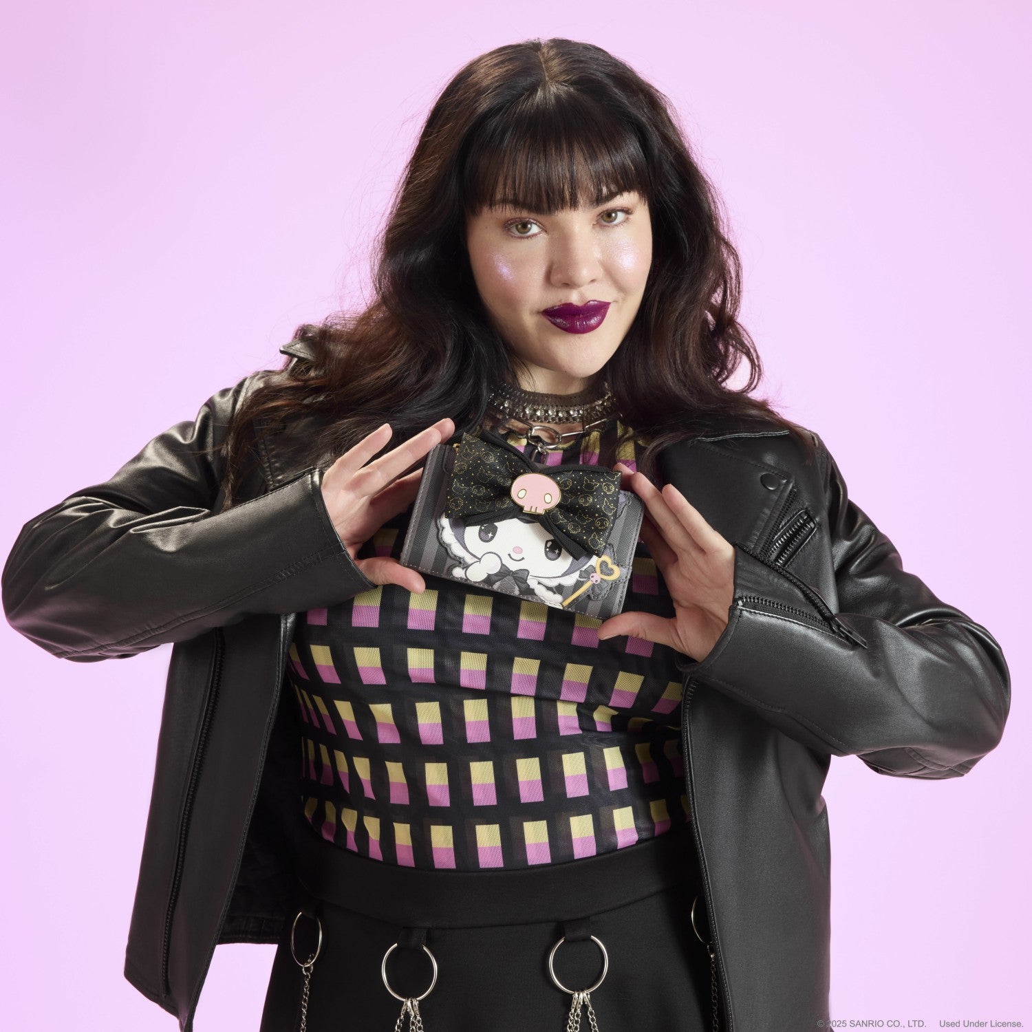 Loungefly Sanrio Kuromi 20th Anniversary Flap Wallet
