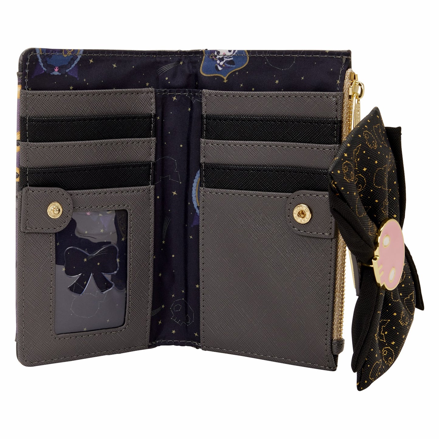 Loungefly Sanrio Kuromi 20th Anniversary Flap Wallet