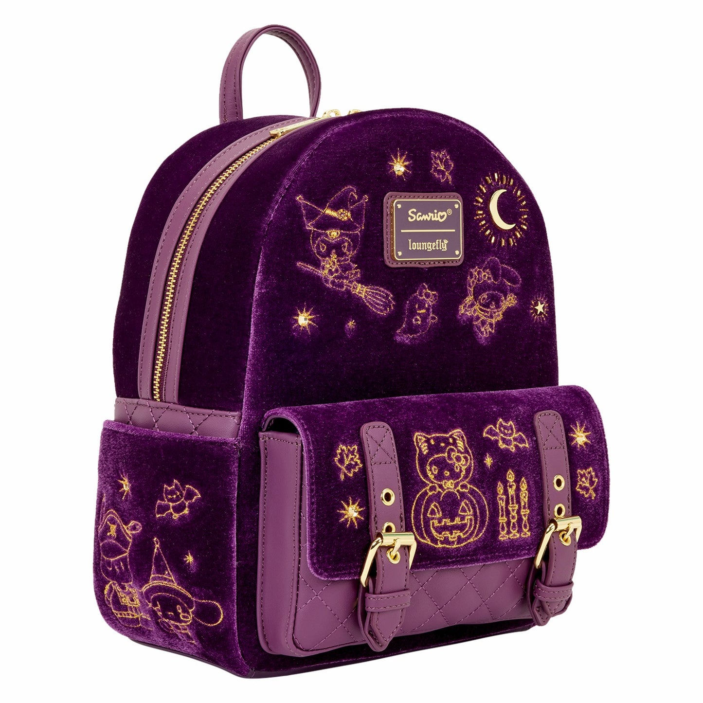 Loungefly Sanrio Hello Kitty & Friends Exclusive Halloween Costume Velvet Mini Backpack
