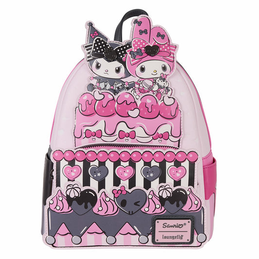 Loungefly Sanrio My Melody & Kuromi Cake Mini Backpack