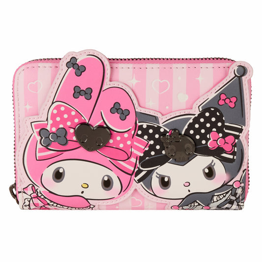 Loungefly Sanrio My Melody & Kuromi Zip Around Wallet