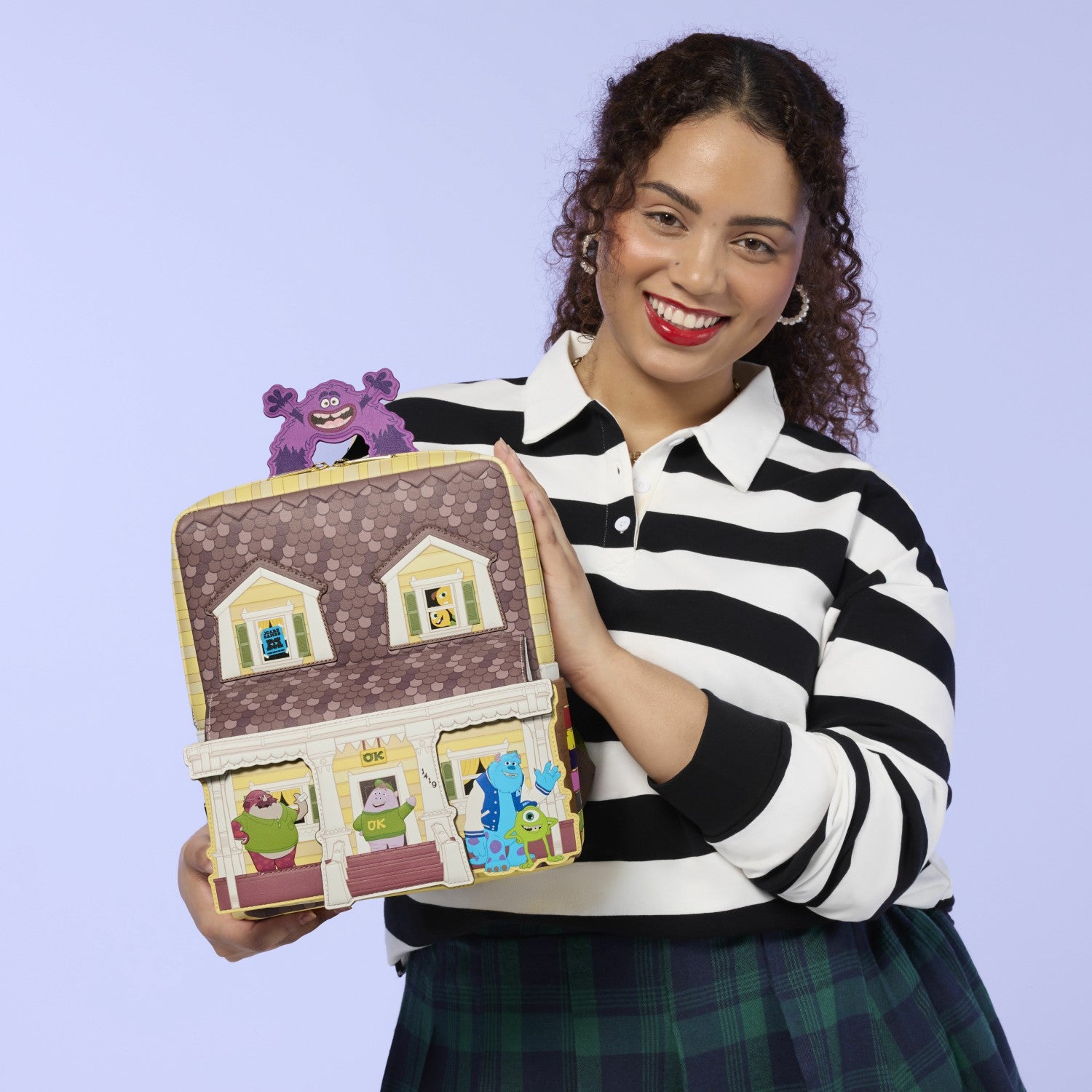 Loungefly Monsters University Oozma Kappa House Figural Mini Backpack