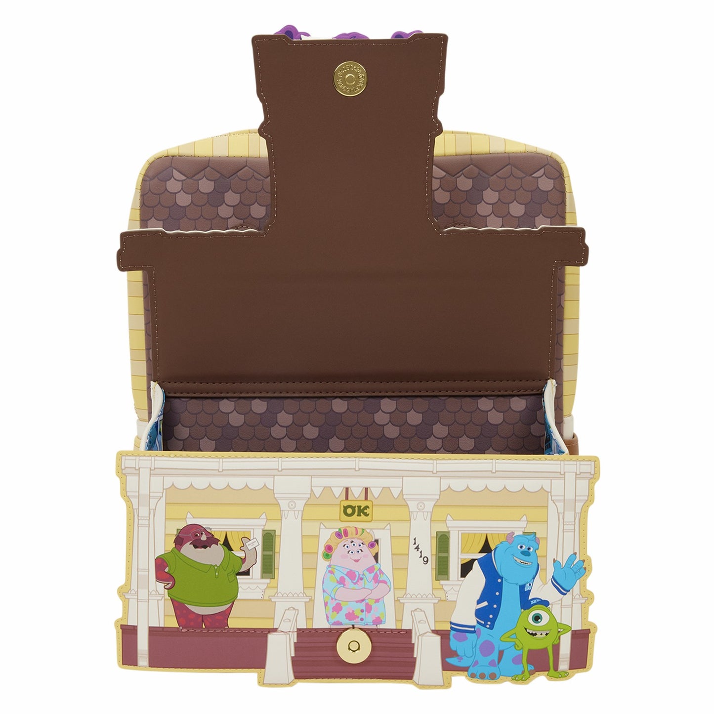 Loungefly Monsters University Oozma Kappa House Figural Mini Backpack