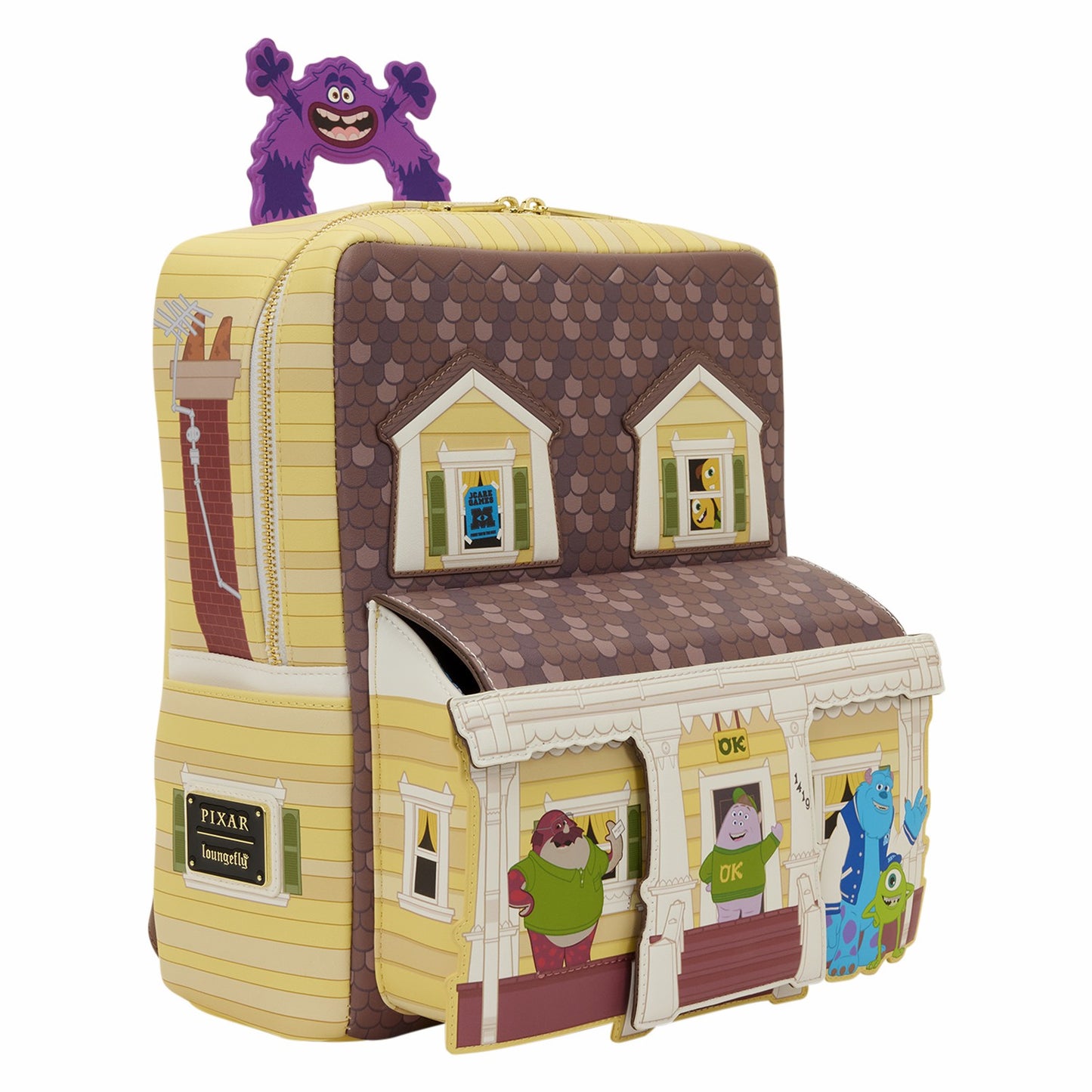Loungefly Monsters University Oozma Kappa House Figural Mini Backpack