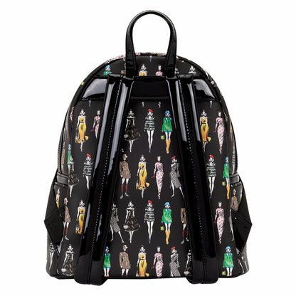 Loungefly Emily in Paris Limited Edition Camera All-Over Print Mini Backpack