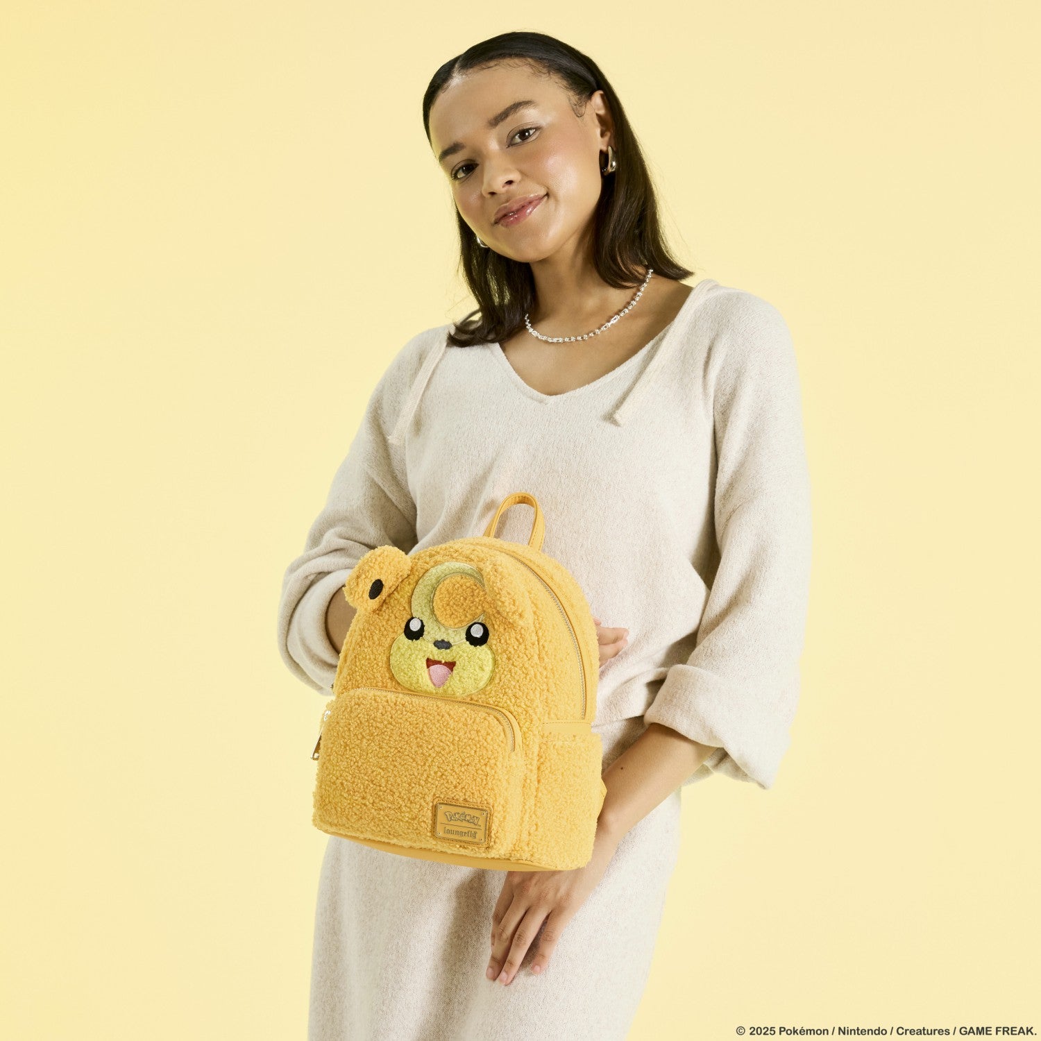 Loungefly Pokémon Teddiursa Limited Edition Sherpa Cosplay Mini Backpack