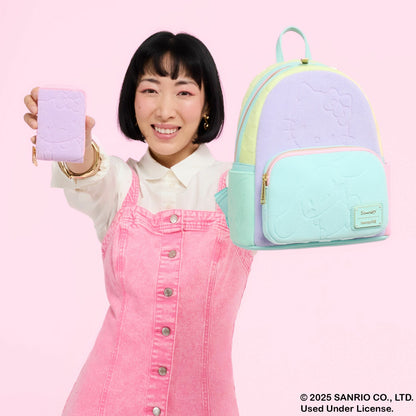 Loungefly SDCC Limited Edition Hello Kitty & Friends Color Block Terry Cloth Mini Backpack