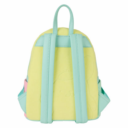 Loungefly SDCC Limited Edition Hello Kitty & Friends Color Block Terry Cloth Mini Backpack