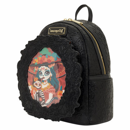 Loungefly Loungefly Día de los Muertos La Catrina Photo Insert Mini Backpack