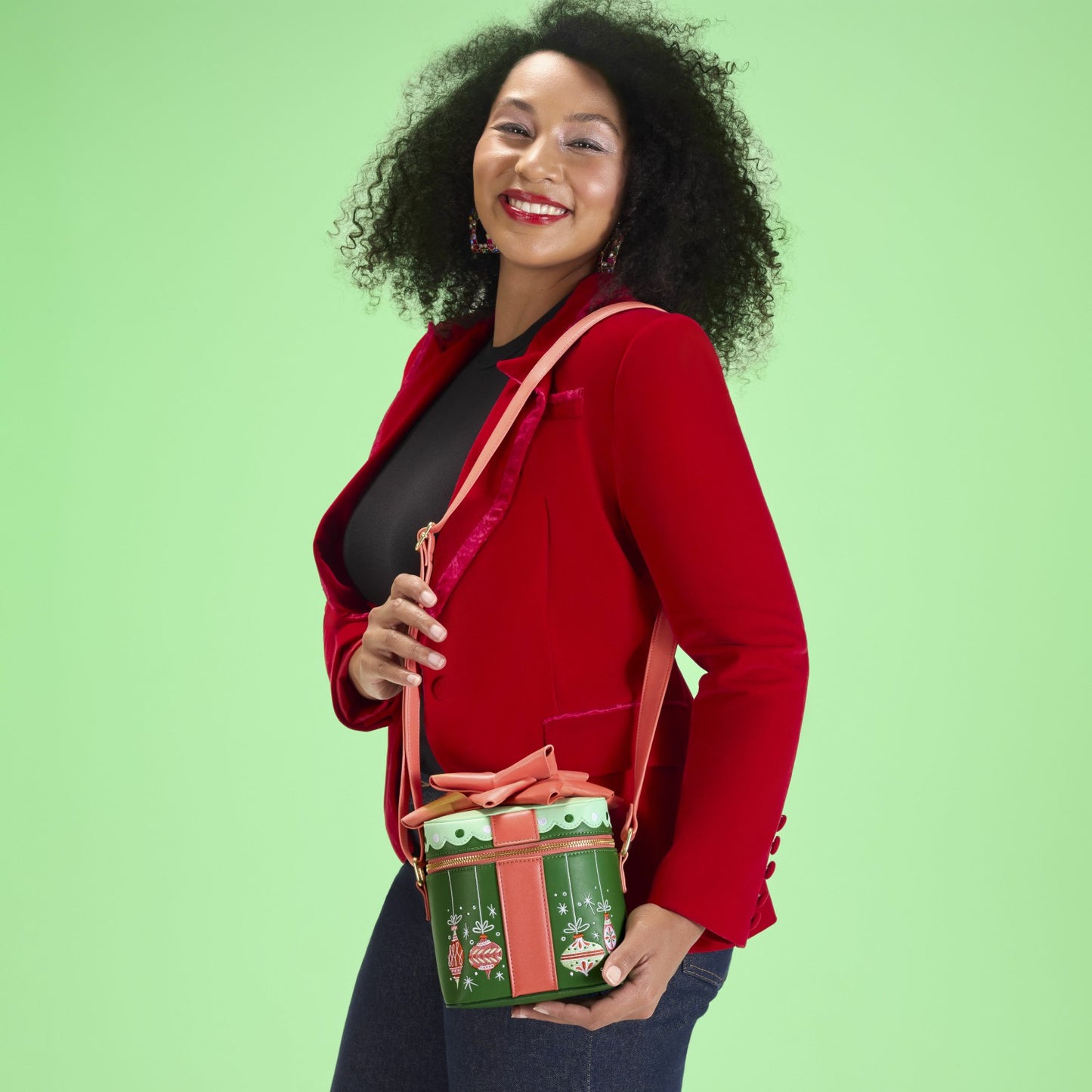 Loungefly Loungefly Holiday Gift Figural Crossbody Bag