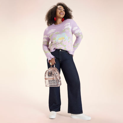 Loungefly Loungefly Clear Floral Mini Backpack