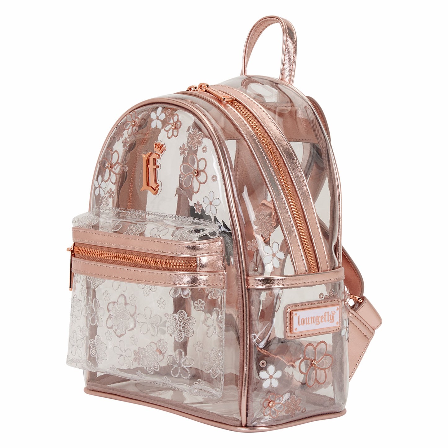 Loungefly Loungefly Clear Floral Mini Backpack