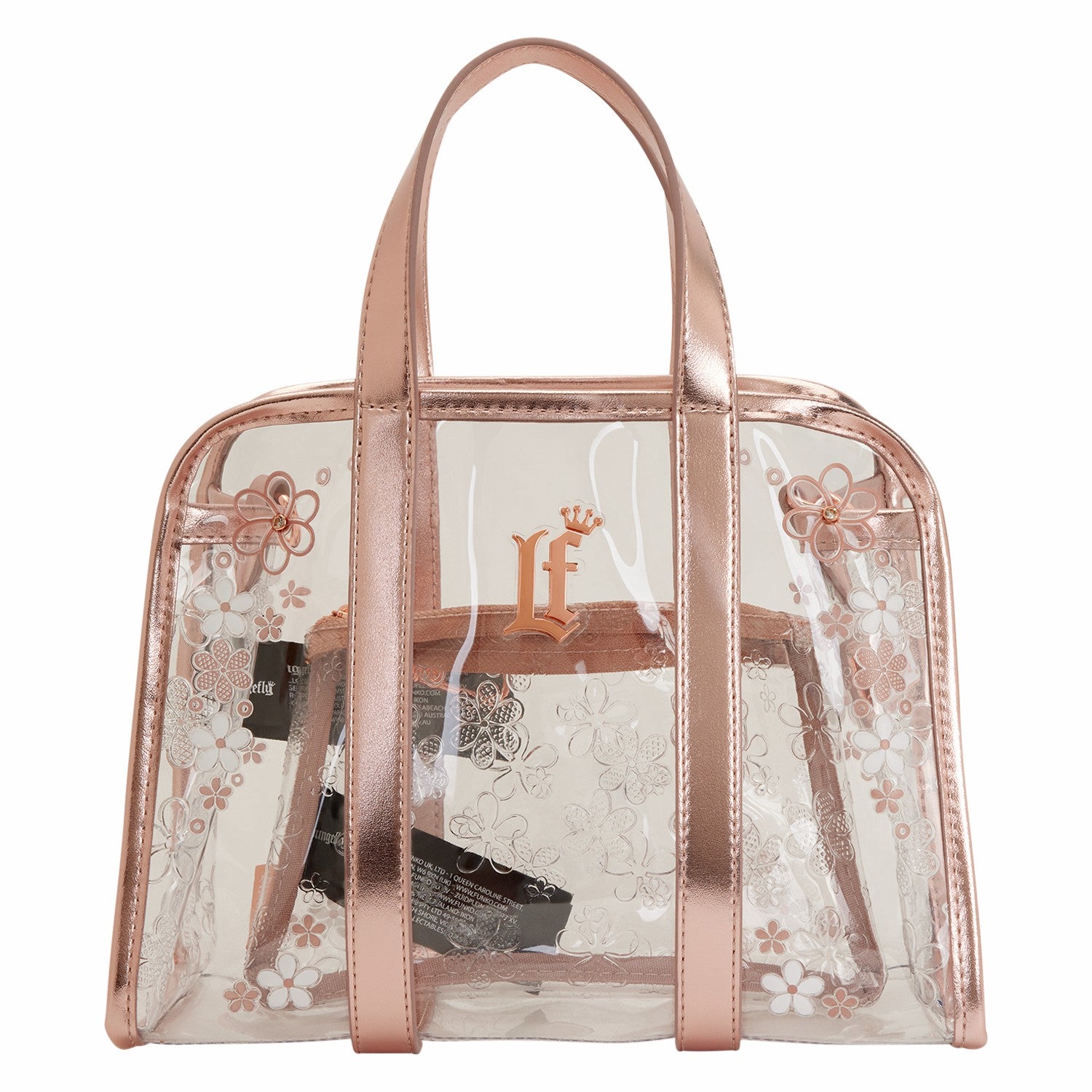 Loungefly Loungefly Clear Floral Crossbody Bag with Coin Bag