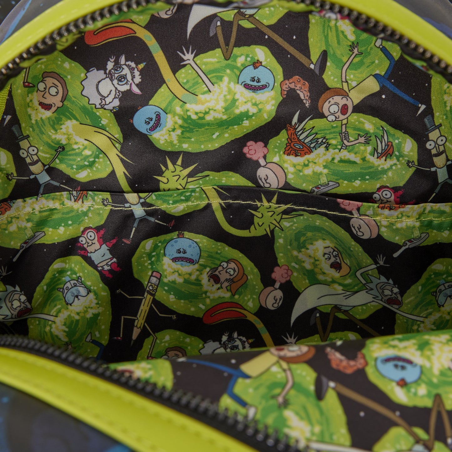 Loungefly Rick and Morty Glow Mini Backpack