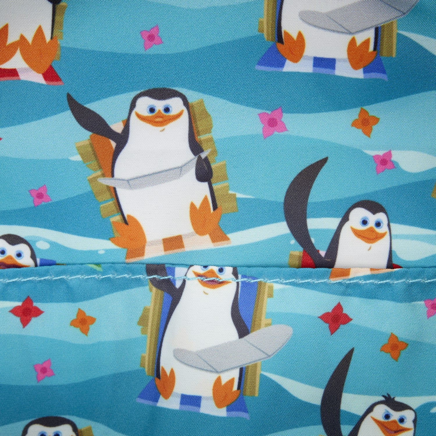 Loungefly Madagascar Exclusive Penguins Beach Mini Backpack