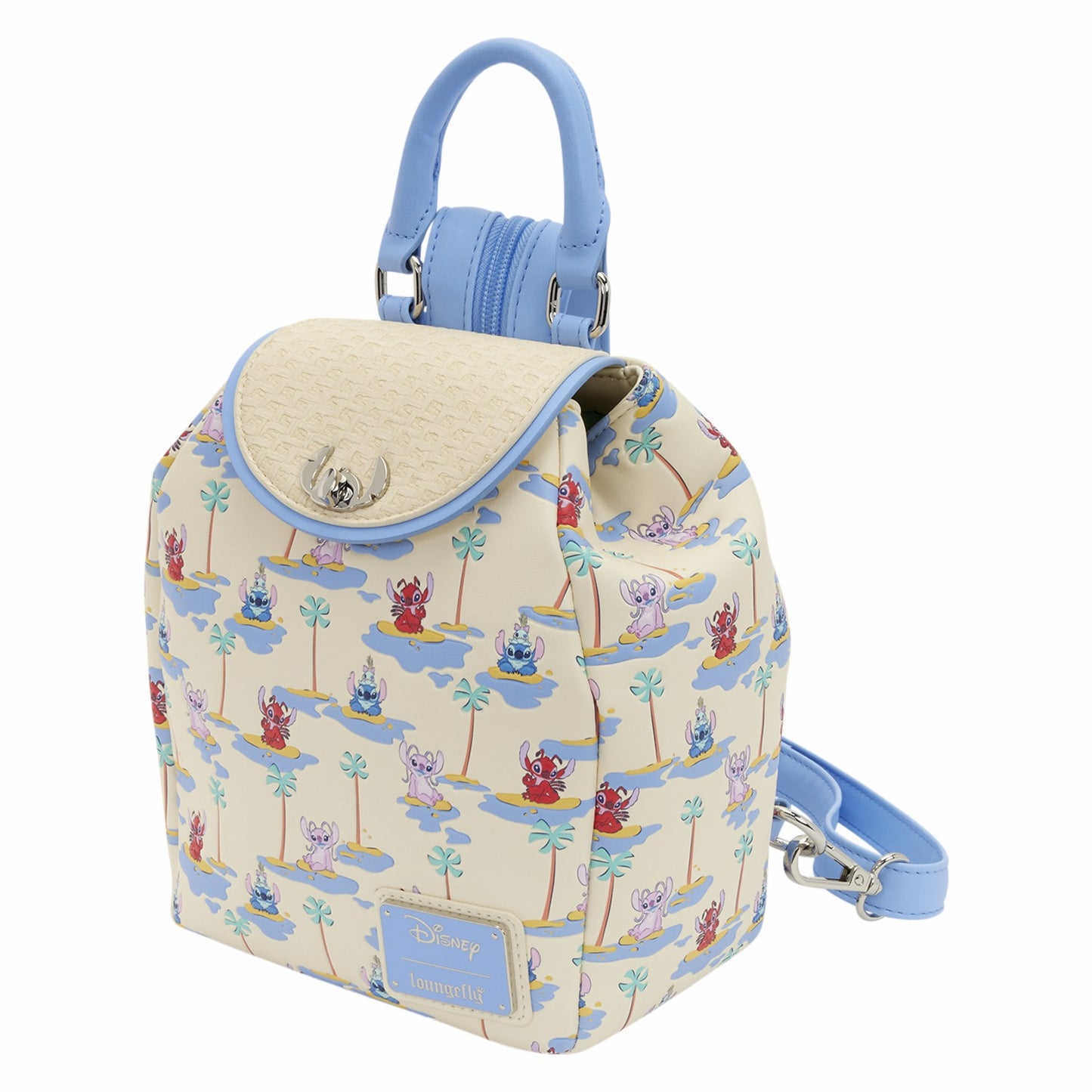 Loungefly Lilo & Stitch All-Over Print Micro Mini Backpack