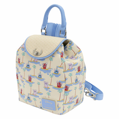 Loungefly Lilo & Stitch All-Over Print Micro Mini Backpack