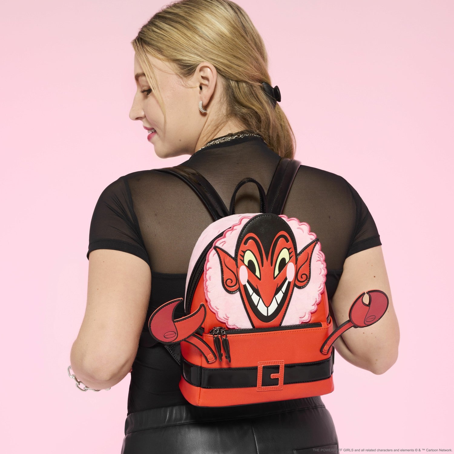 Loungefly The Powerpuff Girls HIM Cosplay Glow Mini Backpack