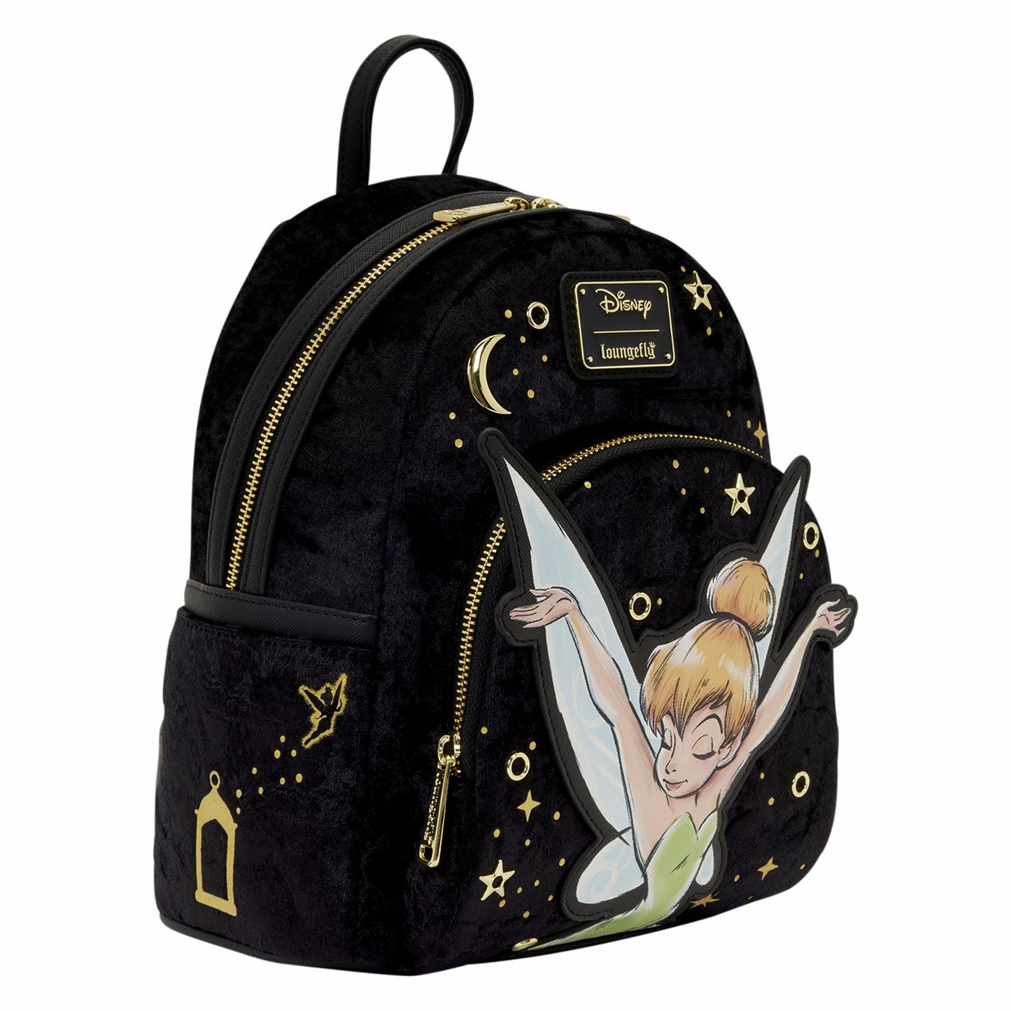 Loungefly Tinker Bell Pixie Dust Velvet Mini Backpack