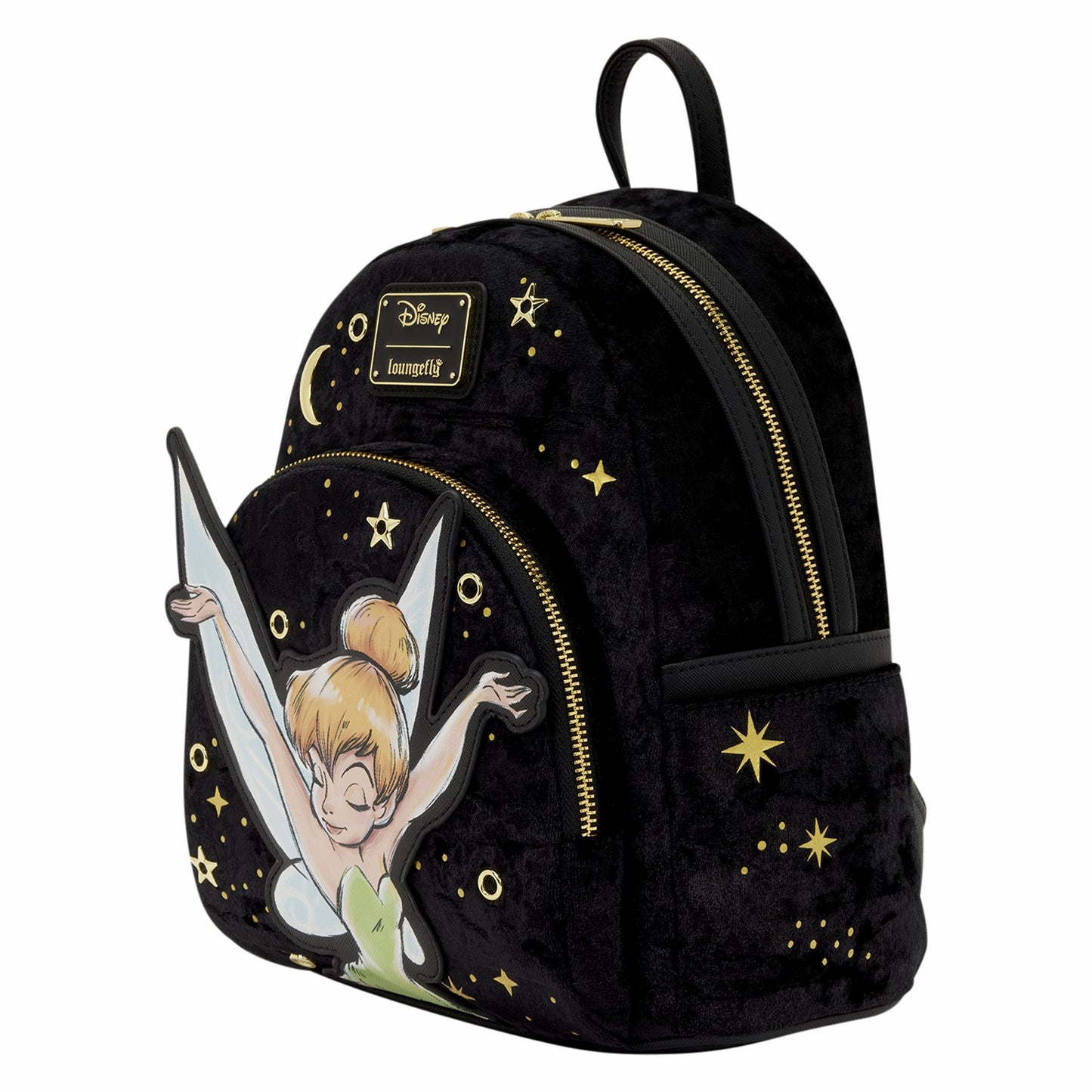 Loungefly Tinker Bell Pixie Dust Velvet Mini Backpack