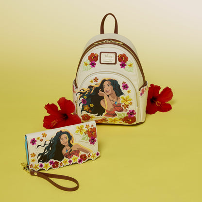 Loungefly Moana Live Action Floral Mini Backpack