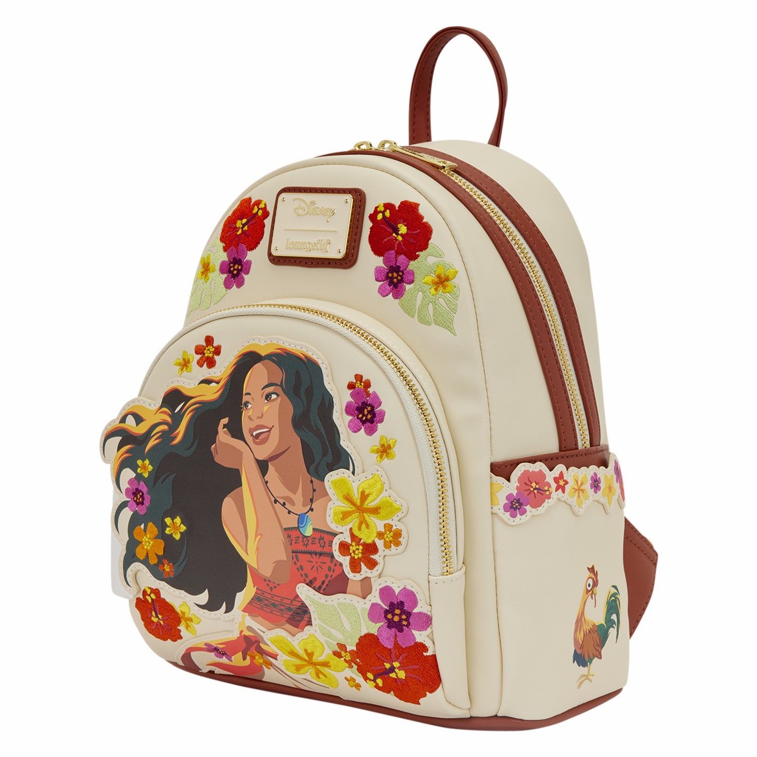 Loungefly Moana Live Action Floral Mini Backpack