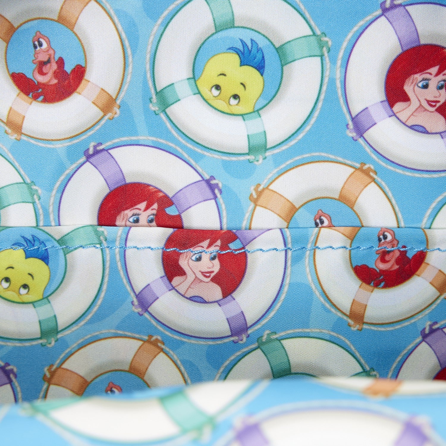 Loungefly The Little Mermaid Exclusive Ariel, Flounder, & Sebastian Mini Backpack