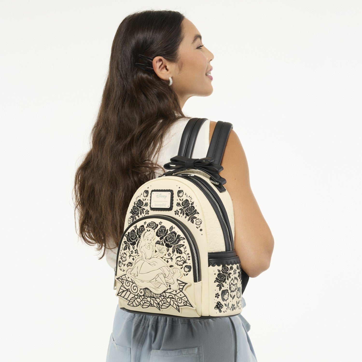 Loungefly Alice in Wonderland Floral Mini Backpack