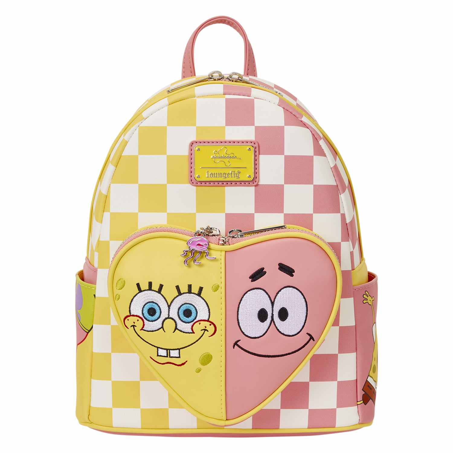 Loungefly SpongeBob SquarePants & Patrick Star Checkered Mini Backpack