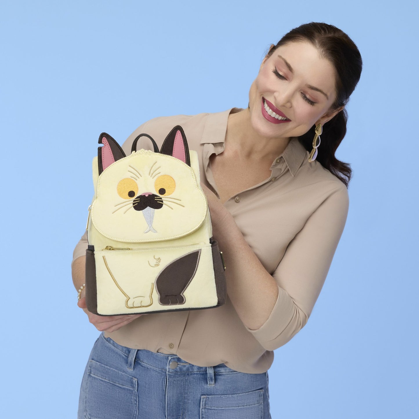 Loungefly Luca Machiavelli Cosplay Plush Mini Backpack