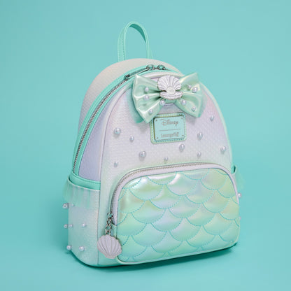 Loungefly The Little Mermaid Iridescent Pearl Mini Backpack