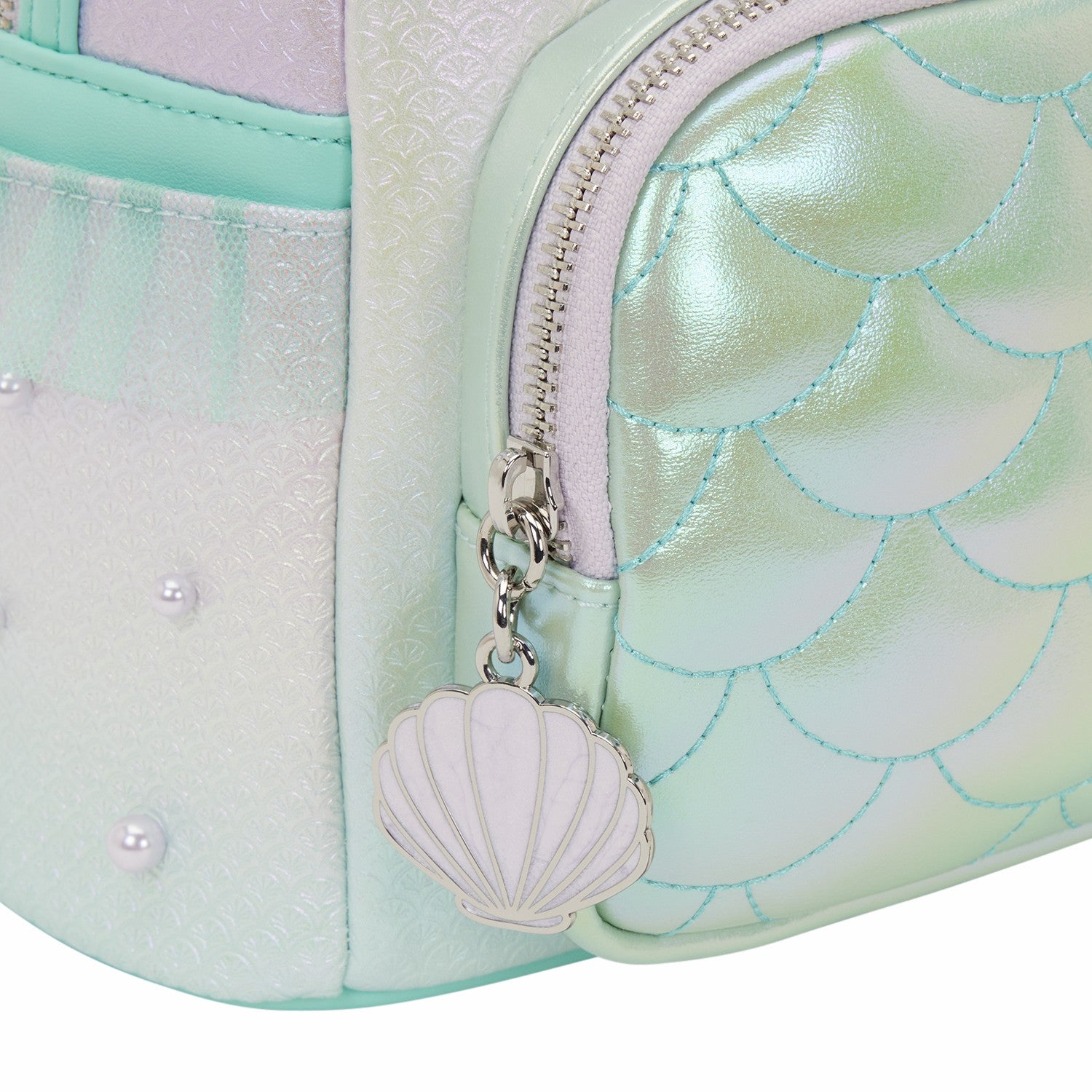 Loungefly The Little Mermaid Iridescent Pearl Mini Backpack