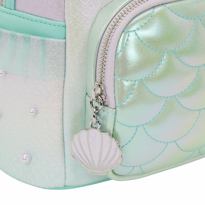 Loungefly The Little Mermaid Iridescent Pearl Mini Backpack