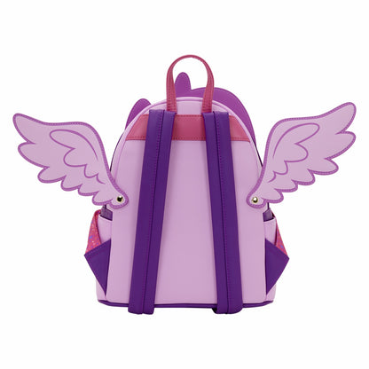 Loungefly My Little Pony Twilight Sparkle Cosplay Glitter Mini Backpack