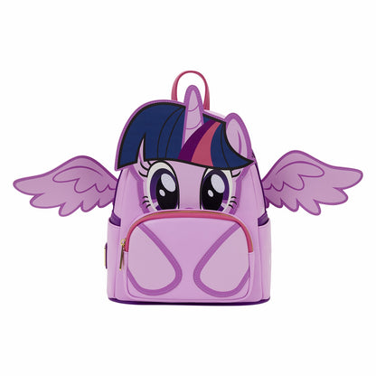 Loungefly My Little Pony Twilight Sparkle Cosplay Glitter Mini Backpack