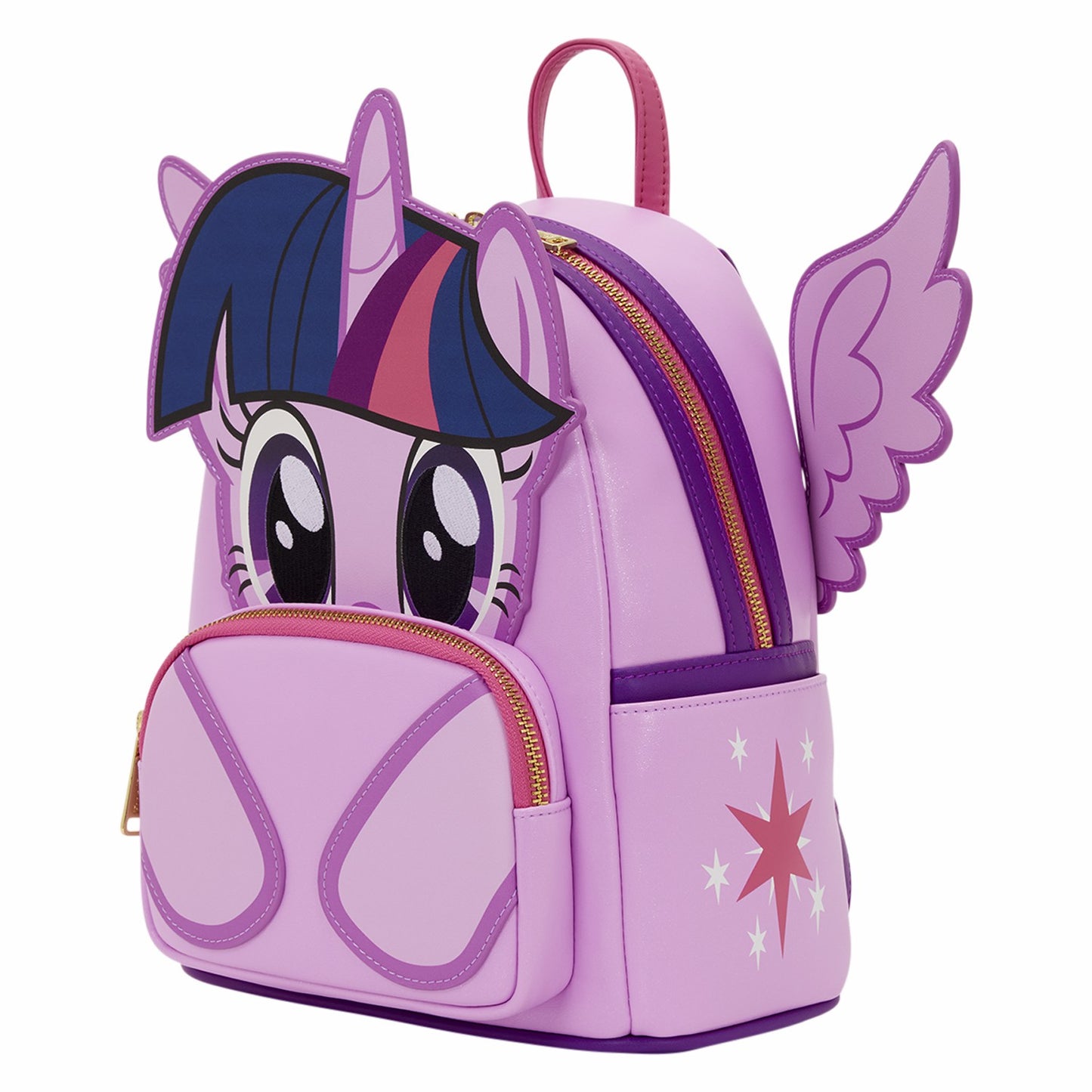 Loungefly My Little Pony Twilight Sparkle Cosplay Glitter Mini Backpack