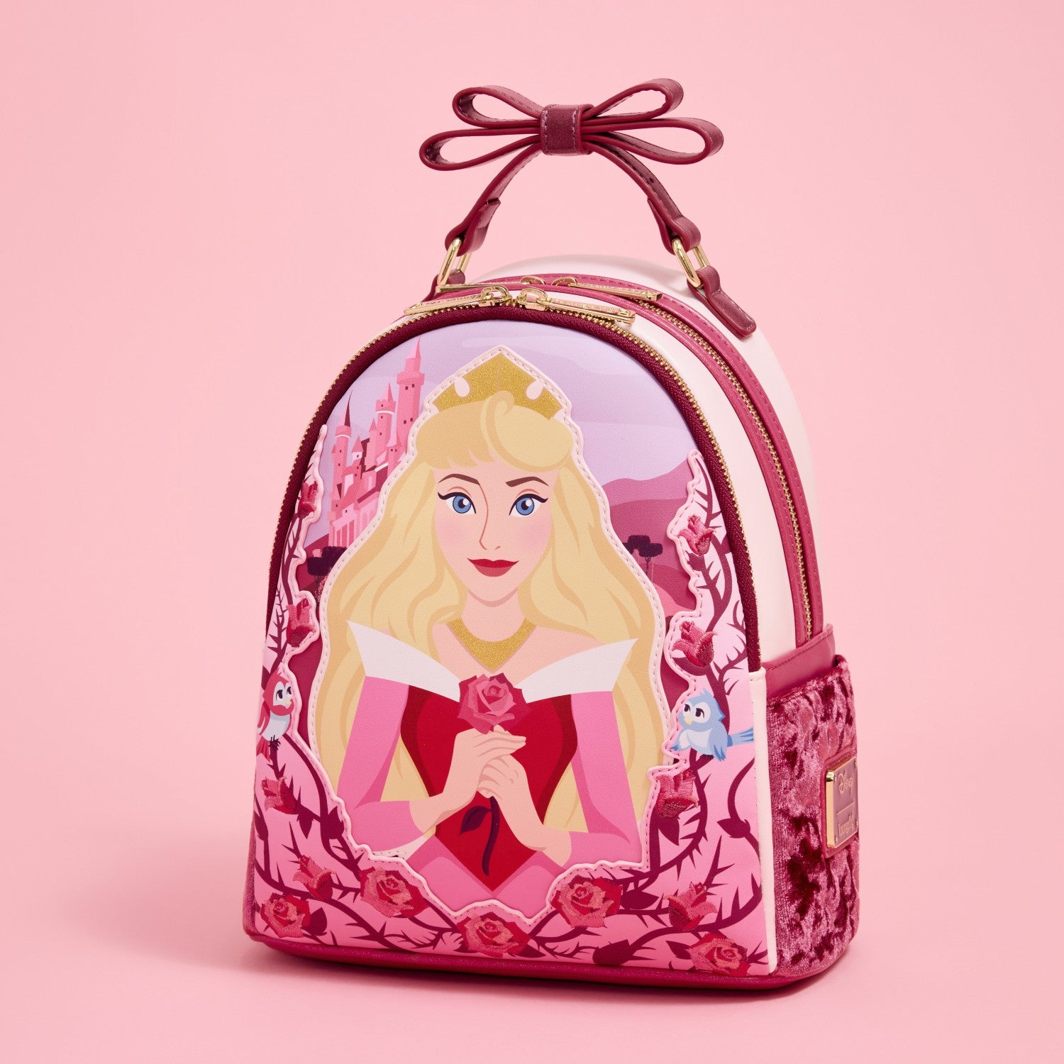 Loungefly Sleeping Beauty Exclusive Princess Aurora Roses Mini Backpack