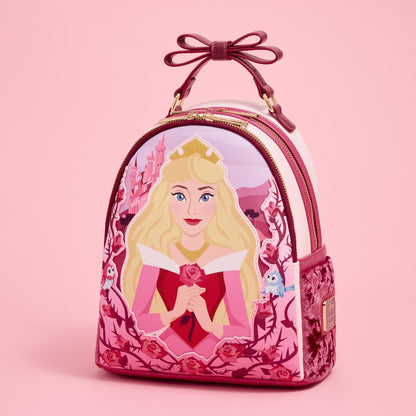 Loungefly Sleeping Beauty Exclusive Princess Aurora Roses Mini Backpack