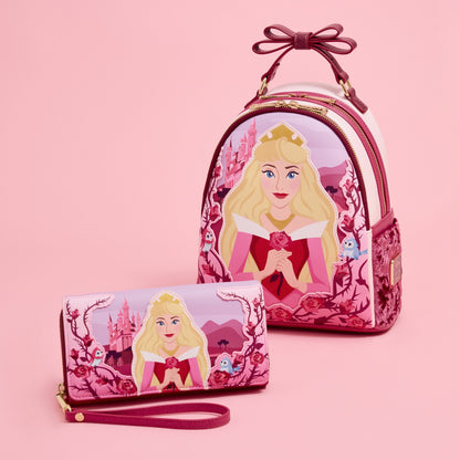 Loungefly Sleeping Beauty Exclusive Princess Aurora Roses Mini Backpack
